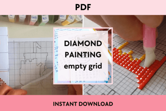 Download Diamond Painting Empty Grid to Print - Painting Collection