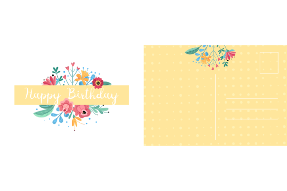 Download Happy Birthday Postcard. Holiday Card Wi - Happy birthday Collection