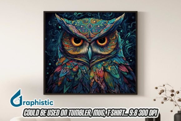 Download Magic Owl Painting Background - Painting Collection