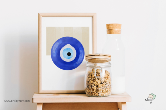 Download Evil Eye Printable Art Abstract Painting - Painting Collection