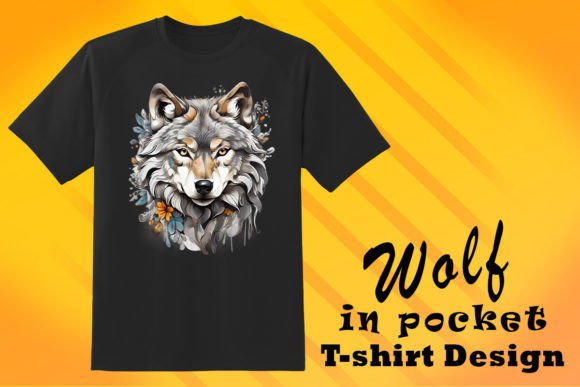 Download Wolf Illustration for POD T-Shirt - Illustration Collection