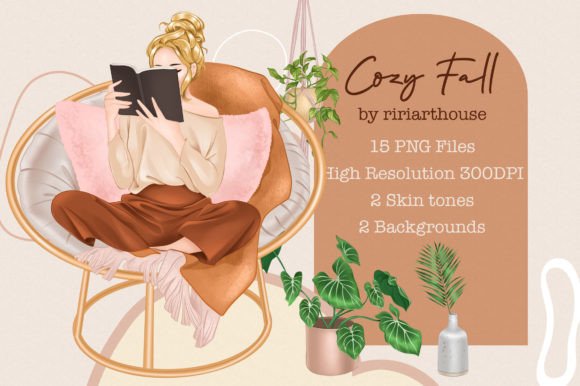 Download Cozy Fall Clipart, Autumn Illustration - Illustration Collection