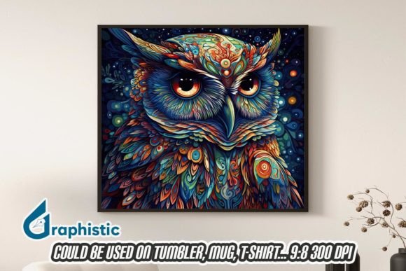 Download Magic Owl Painting Background - Painting Collection
