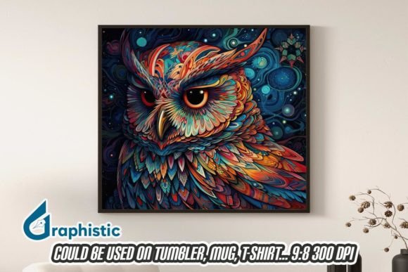 Download Magic Owl Painting Background - Painting Collection