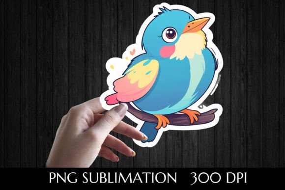 Download Whimsical Cartoon Bird Sticker - Premium Resources