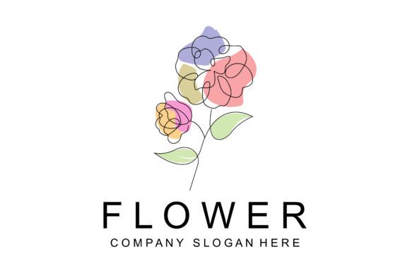 Download Floral Logo Design, Vector Illustration - Illustration Collection
