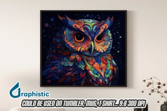 Download Magic Owl Painting Background - Painting Collection