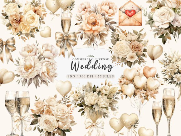 Download Peony Painting, Floral Wedding Icons, - Premium Resources