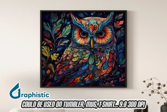 Download Magic Owl Painting Background - Painting Collection