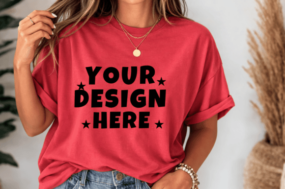 Download Comfort Colors 1717 T-shirt PNG Mockup - Png mockup Collection