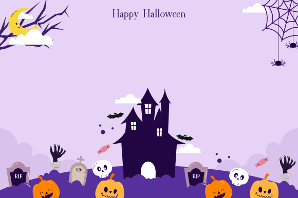 Download Cute Halloween Copy Space Background - Copy space Collection