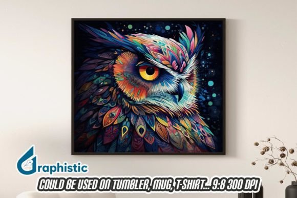 Download Magic Owl Painting Background - Painting Collection