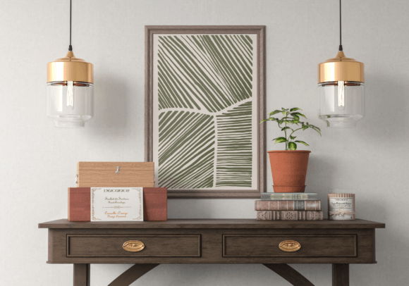 Download Abstract Painting Green Lines Art - Painting Collection