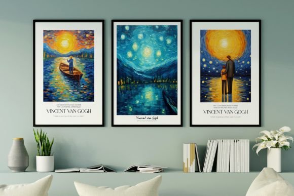 Download Art Poster Inspired by Van Gogh Painting - Painting Collection