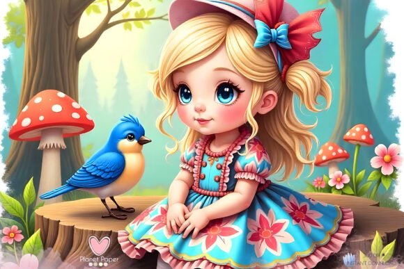 Download Girl with a Little Bird - Premium Resources