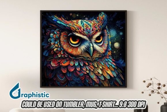 Download Magic Owl Painting Background - Painting Collection